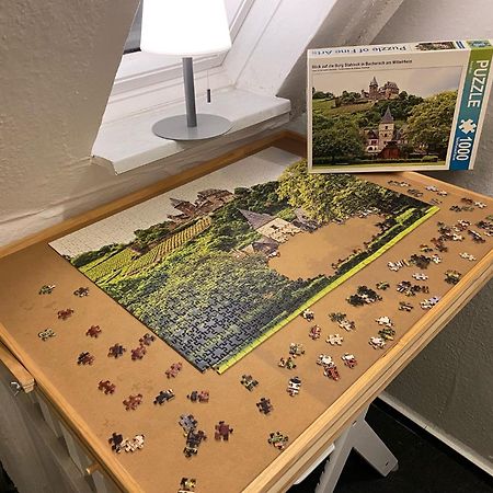 Schoene Ferienwohnung Altes Gebaelk Fachwerkhaus バッハラッハ エクステリア 写真